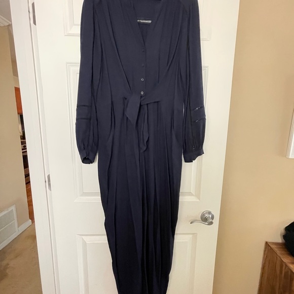 Greylin x Anthropologie Blue Jumpsuit Sz L - Picture 2 of 4